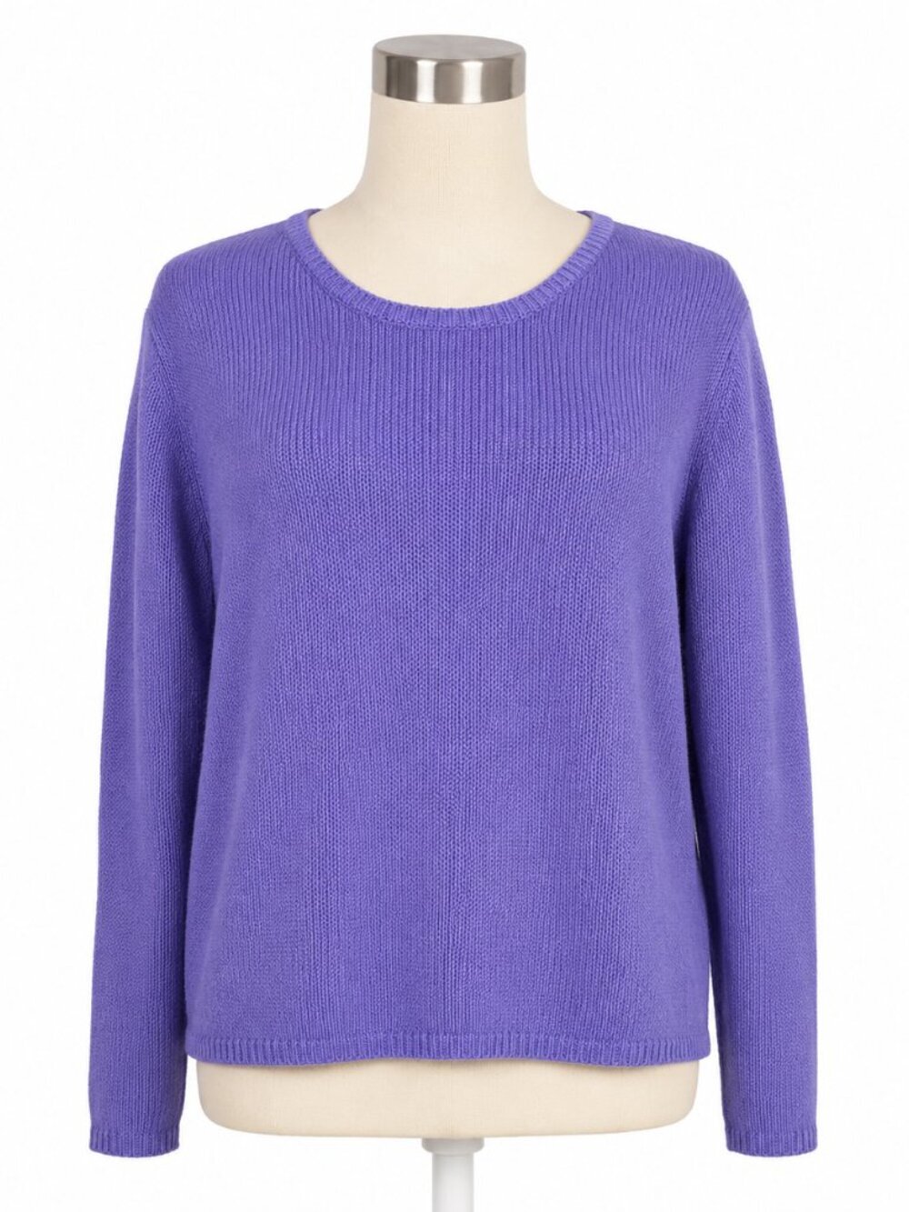 Chico's Long Sleeve Purple Rayon Sweater Women's Sz 0